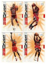 Michael Jordan 1998-99 Upper Deck MJ Living Legend 23 IN Flight 4cards(#IF1,5,6,7)_画像1