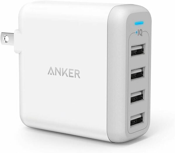 【新品未使用】Anker PowerPort 4 (40W 4ポート USB急速充電器) ホワイト（その３）