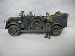 【プラモデル 完成品 1/35　WWⅡ　ドイツ軍　大型乗用車　シュタイヤー1500A】