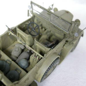 【プラモデル 完成品 1/35 WWⅡ ドイツ軍 中型軍用車(中統制型乗用車) ホルヒKfz.15】の画像10