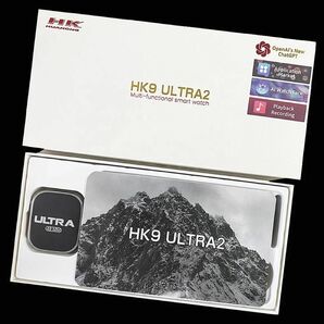 特売スマートウォッチHK9 ULTRA2 AMOLEDスクリーン2.12インチBT通話ワイヤレス充電