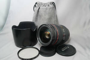  condition good ..! Canon ZOOM LENS EF 24-70mm 1:2.8 L USM filter pouch attaching Canon F2.8