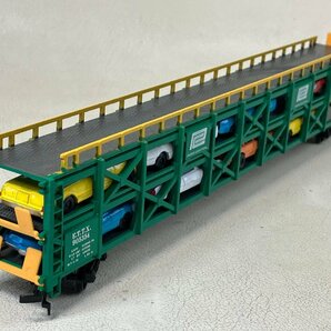 HO 貨車 バックマン BACHMANN アメリカ型 自動車運搬車 89' TRI-LEVEL CAR TRANSPORTER ミニカー付 外国車両 marn-ncの画像4