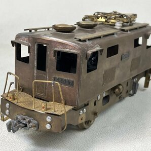 Oゲージ EB55 電気機関車 真鍮製 鉄道模型 当時物 部品取りにも ジャンク aprh-hoの画像3