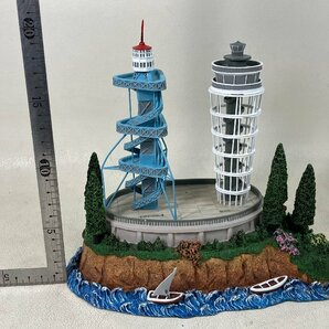 江の島 灯台（新旧）展望塔 シーキャンドル ジオラマ 模型 置物 aprh-toの画像6