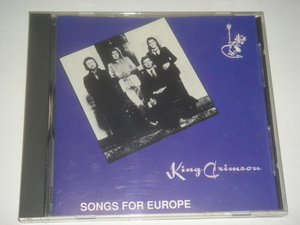 KING CRIMSON ★ SONGS FOR EUROPE ★ 1973 Live ★ SB盤 ★【CD】