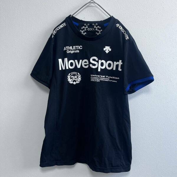 Movesport デサント　半袖　Tシャツ　トップス　スポーツウェア　サッカー　デサント 半袖Tシャツ 速乾 ムーブスポーツ M メンズ