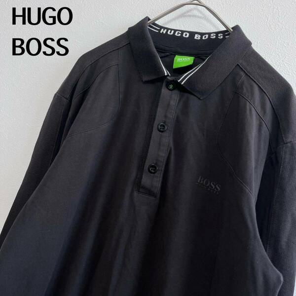 ヒューゴボス　HUGO BOSS メンズ　長袖　ポロシャツ 長袖ポロシャツ　トップス　M