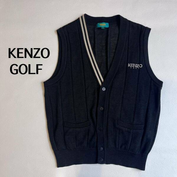KENZO ケンゾー　ベスト　ニットベスト トップス　ゴルフ　ゴルフウェア　メンズ