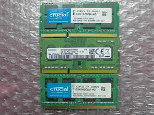 153 Manufacturers .. Note for 4GB PC3L-12800 3 pieces set operation OK