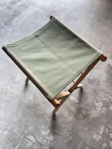 [ the vintage ] 20〜40's TUCKER DUCK & rubber co. canvas folding chair