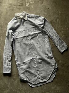 individualized shirt オックスB.D.クレリックカラーレディースシャツワンピース
