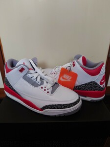 27cm Nike Air Jordan 3 Retro OG Fire Red (2022) DN3707-160