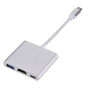 Type-C 変換アダプタ HDMI USB 3.1 シルバー 488