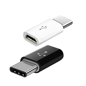 変換アダプタ Micro USB type-c 白 10個セット 198