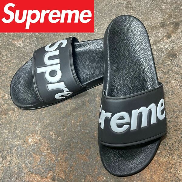 ほぼ新品◎14ss Supreme サンダル ブラック べナッシ 26cm