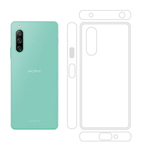 Xperia10 IV（マークフォー）SO-52C SOG07 透明 ソフト TPU ケース