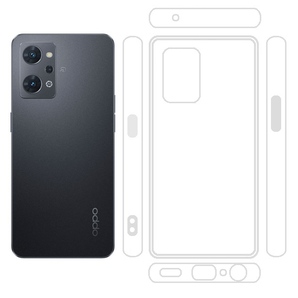 Ｂ級品 OPPO Reno9A / Reno7A 透明 ソフト TPU ケースの画像1