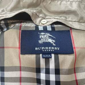 美品 BURBERRY LONDON ダウンベスト リアルファー ノバチェック リブ ダウン80% レディースＭ〜Ｌ相当 ブラック 黒 バーバリーロンドンの画像5