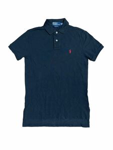 ポロラルフローレン Polo Ralph Lauren 半袖 ポロシャツ コットン ロゴ刺繍 ム239