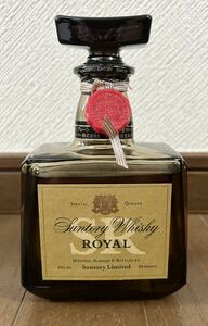 【古酒・未開栓】 SUNTORY WHISKY ROYAL SR サントリーウイスキー ローヤル SR 金枠 360ml 43％