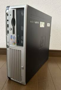 【WindowsXP Professional SP3】 HP Compaq dc5100 SFF Pentium4/2GB/500GB/DVD-Multi/FDD PM215AV-BPCC ★ Office2003Pro