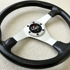 【美品】NARDI ナルディ ステアリング 365mm TRD ホーンボタン/トヨタ/AE86/MR2/SW20/JZA70/GA70/JZX100/ST202/GR/TOM‘S/トムス/MOMO/モモの画像3