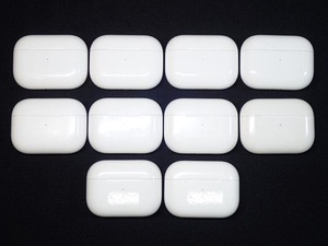 4153[A]通電品♪■正規品■Apple Airpods PRO エアーポッツプロ エアポッツプロ/10点セット/A2190/ケースのみ/ワイヤレスイヤホンケース