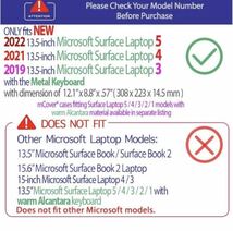 5305 ー大特価ー mCover ハードシェル保護ケース 13.5インチ Microsoft Surface Laptop 3 メタルキーボード搭載ノートパソコン SL3-MK _画像3