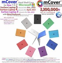 5305 ー大特価ー mCover ハードシェル保護ケース 13.5インチ Microsoft Surface Laptop 3 メタルキーボード搭載ノートパソコン SL3-MK _画像2