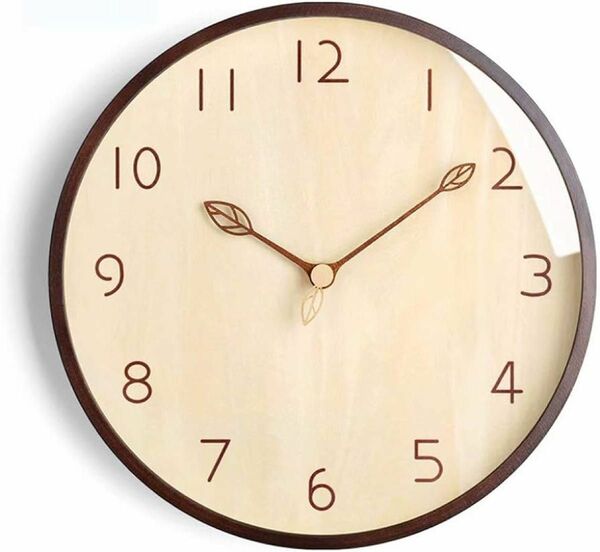 【最終値下げ】壁掛け時計 掛け時計 clock 木製 北欧 インテリア 電池式 新築 プレゼント母の日 新婚祝い