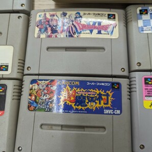 スーパーファミコン 任天堂 Nintendo SFC ソフト 一式 ゲーム ACアダプター欠 ジャンク扱い ソフトおまとめ超魔界村の画像3