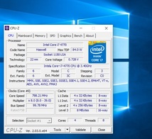 【好調保証即決】★Core i7-4770 　SR149/3.4GHz(ターボ3.9GHz)/LGA1150/Haswell★送料185円～★その1_画像3