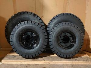 246126　forklift用　New itemエアーTiresWheelsincluded　6.50-10 10PR 5.00-8 8PR　4本set