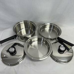 Amway アムウェイ The Compatibles Queen Cookware 調理器具セット フライパン 両手鍋 片手鍋 保温鍋の画像7