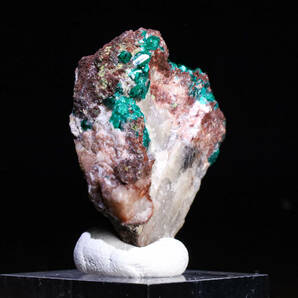 30g ブルー感じる超綺麗な色味と造形美 天然 ダイオプテーズ クラスター カルサイト 翠銅鉱 天然石 鉱物 標本｜ナミビア ツメブ鉱山の画像7