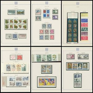 [1414]スウェーデン 普通 記念切手等 1976年～1989年 切手490枚 切手帳ペーンや小型シート、