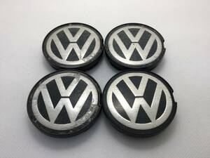 318】 即決 VW フォルクスワーゲン 純正 ホイール センターキャップ 4個 ホイールキャップ