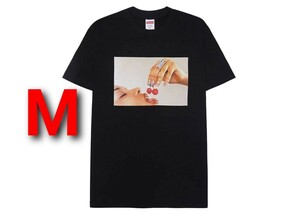 Supreme Cherries Tee Black M 20SS シュプリーム チェリーズ ティー ブラック 黒 Tシャツ オンライン購入国内正規品 送料無料