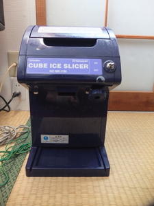 CHUBU Hatsuyuki HC-18C(B) CUBE ICE SLICER 中部コーポレーション 初雪 氷削機 キューブアイススライサー 業務用かき氷機 アイスシェーブ