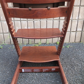 STOKKE Tripp Trapp Chair ストッケ トリップトラップ ブラウン 高さ調整チェア チャイルドチェア チェア 子供椅子 ベビーチェアの画像6
