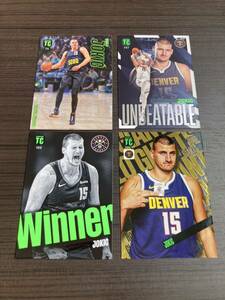 4枚Set Nikola Jokic 2023-24 Panini Top Class Base/Winner/Holo Giants/Unbeatable NBA Basketball ヨキッチ