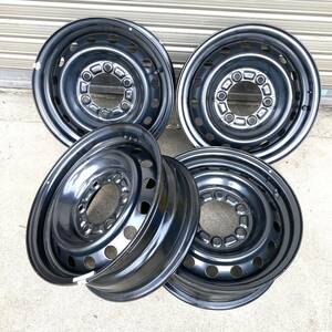 トヨタ スチールホイール TOYOTA 鉄チン 15×6J 4本 鉄ホイール 現状品(B3582)