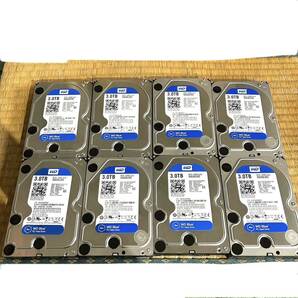WD Blue 3TB Desktop Hard Disk Drive ハードディスク PC ハードドライブ 動作未確認 ジャンク 8点 (B3911)の画像1