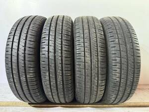 送料無料　A537 2023製　DUNLOP ENASAVE 165/65R14 中古　ノーマルタイヤ　4本セット　7分山