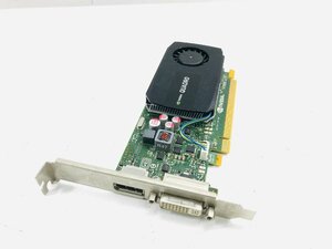 中古動作品　NVIDIA Quadro K600 1GB EQK600-1GEB フルハイト用ブラケット