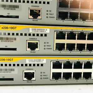 ★3台セット Allied Telesis AT-x230-10GT Gigabit Ethernet Switch 訳あり ★の画像2