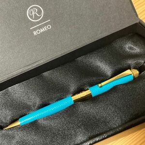 ロメオNo.3 ESレザー カワセミ　ボールペン 限定 