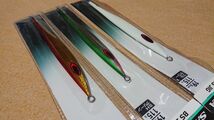 ダイワ ソルティガ BSジグ BS JIG 19.5cm 115g 3本セット グロー 赤金 緑 新品 DAIWA SALTIGA 青物 ブリ カンパチ ヒラマサ 3個セット_画像5