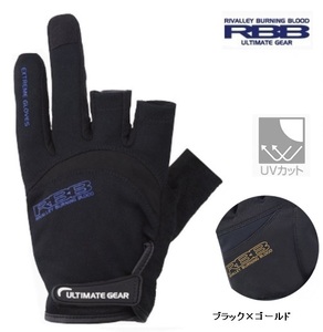  Rivalley RBBek -тактный дракон m перчатка 3C черный × Gold M LL 8815 новый товар Rivalley перчатки перчатка 3шт.@ cut 